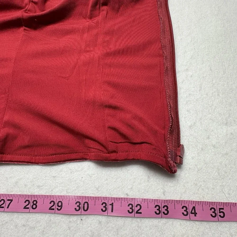 NWT‎ JLUXLABEL Women Velvet Corset Sz 3XL Red Sexy Glamour Party Edgy 68-17